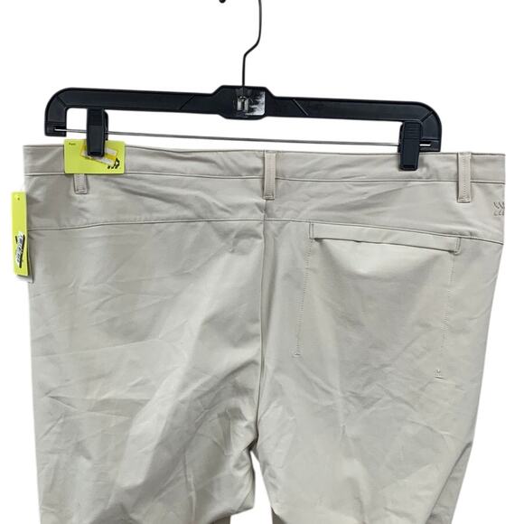 New All In Motion Mens 40 / 32 Water Repellant Reflective Khaki Athletic Pants - Picture 4 of 5